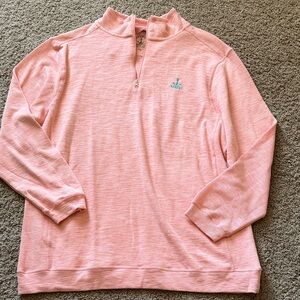 Like New! Anchor boys men’s peach quarter zip pullover sz XXL retails for $109